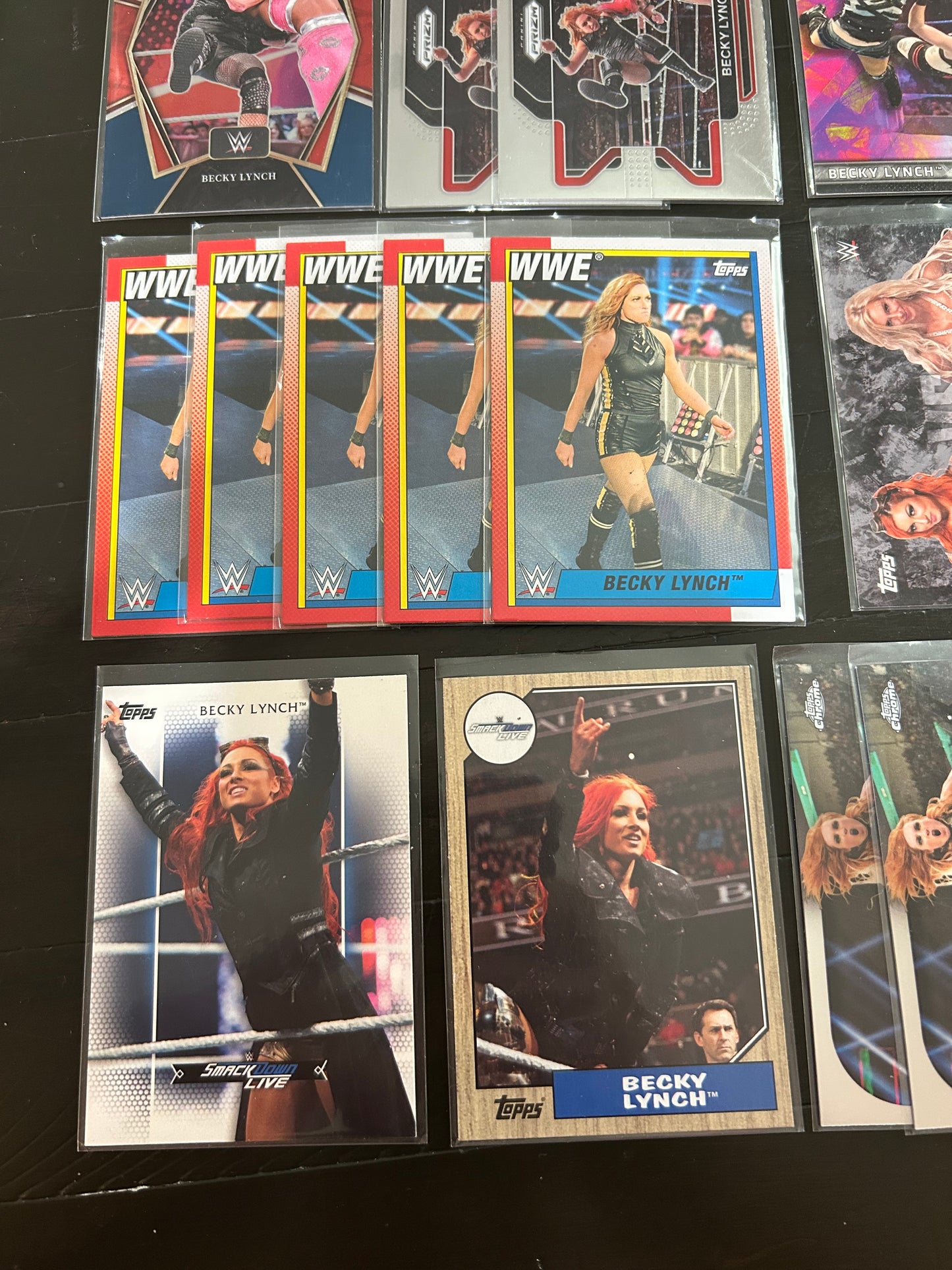 Becky Lynch WWE Card Lot (23 Cards Total)