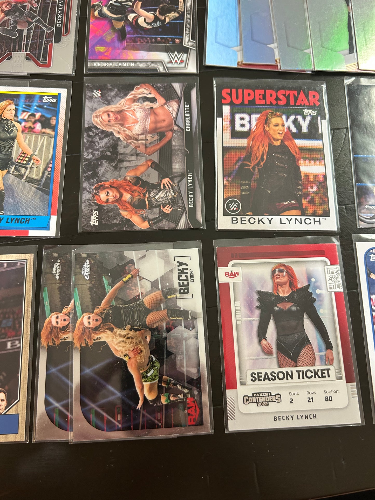 Becky Lynch WWE Card Lot (23 Cards Total)