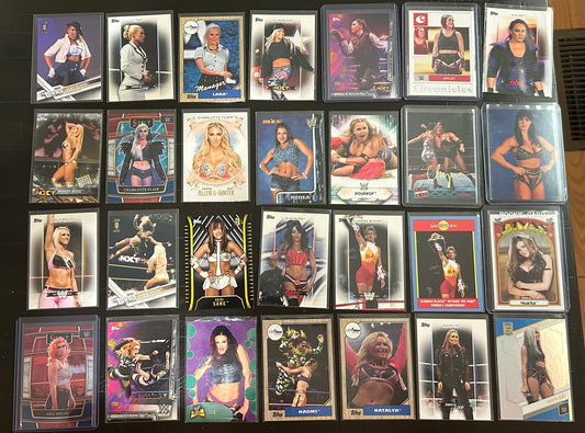 Wrestling Divas WWE NXT Cards Lot (28 Cards in Lot)