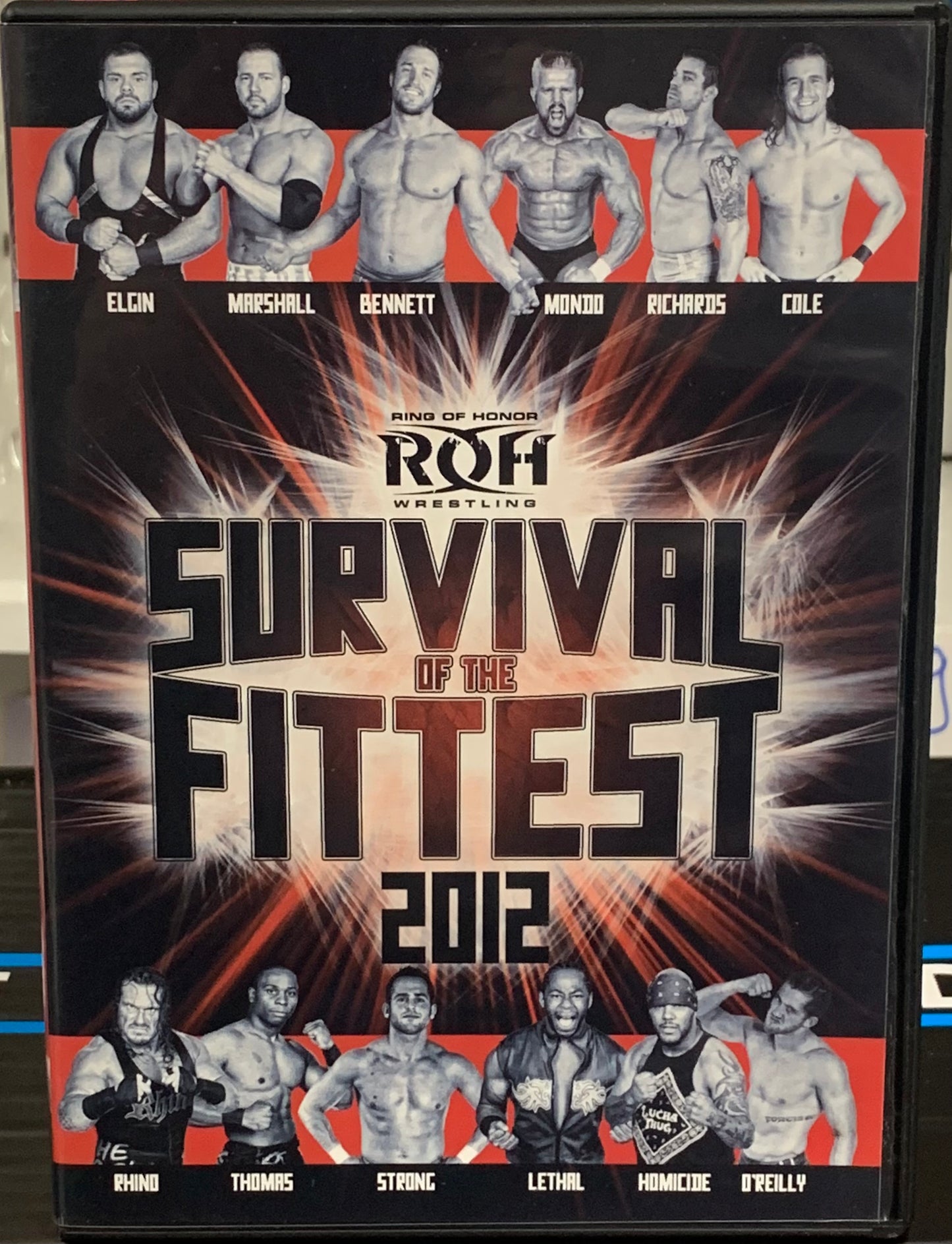 ROH Ring of Honor DVD Survival of the Fittest 2012 (Adam Cole, Steen, Homicide, Briscoes)