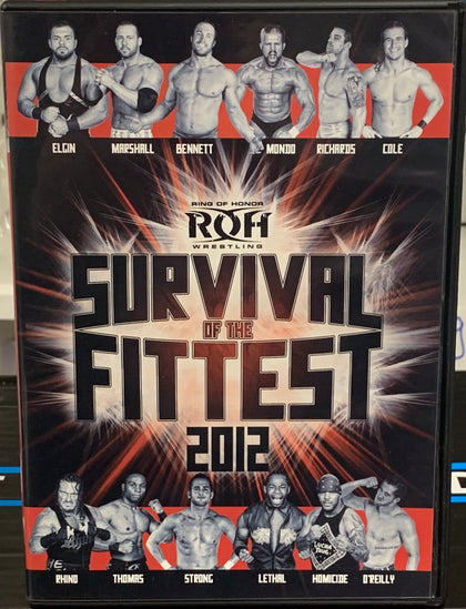 ROH Ring of Honor DVD “Survival of the Fittest 2012” (Adam Cole, Steen, Homicide, Briscoes & so much more)