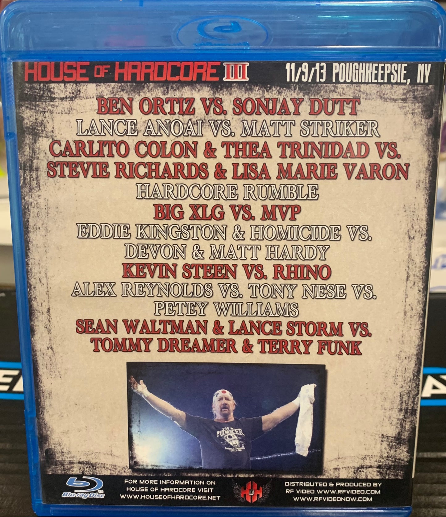 HOH House of Hardcore 3 Blue Ray (11/9/2013) (Dreamer, Funk, Steen, Rhino & so much more)