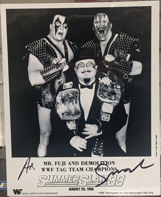 Demolition Signed 8x10 Classic Photo (Comes w/COA)