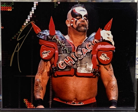 Road Warrior Animal Signed 8x10 Color Photo (Comes w/COA)