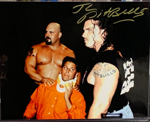 Pitbull #1 Gary Wolfe Signed ECW 8x10 Color Photo (Comes w/COA)