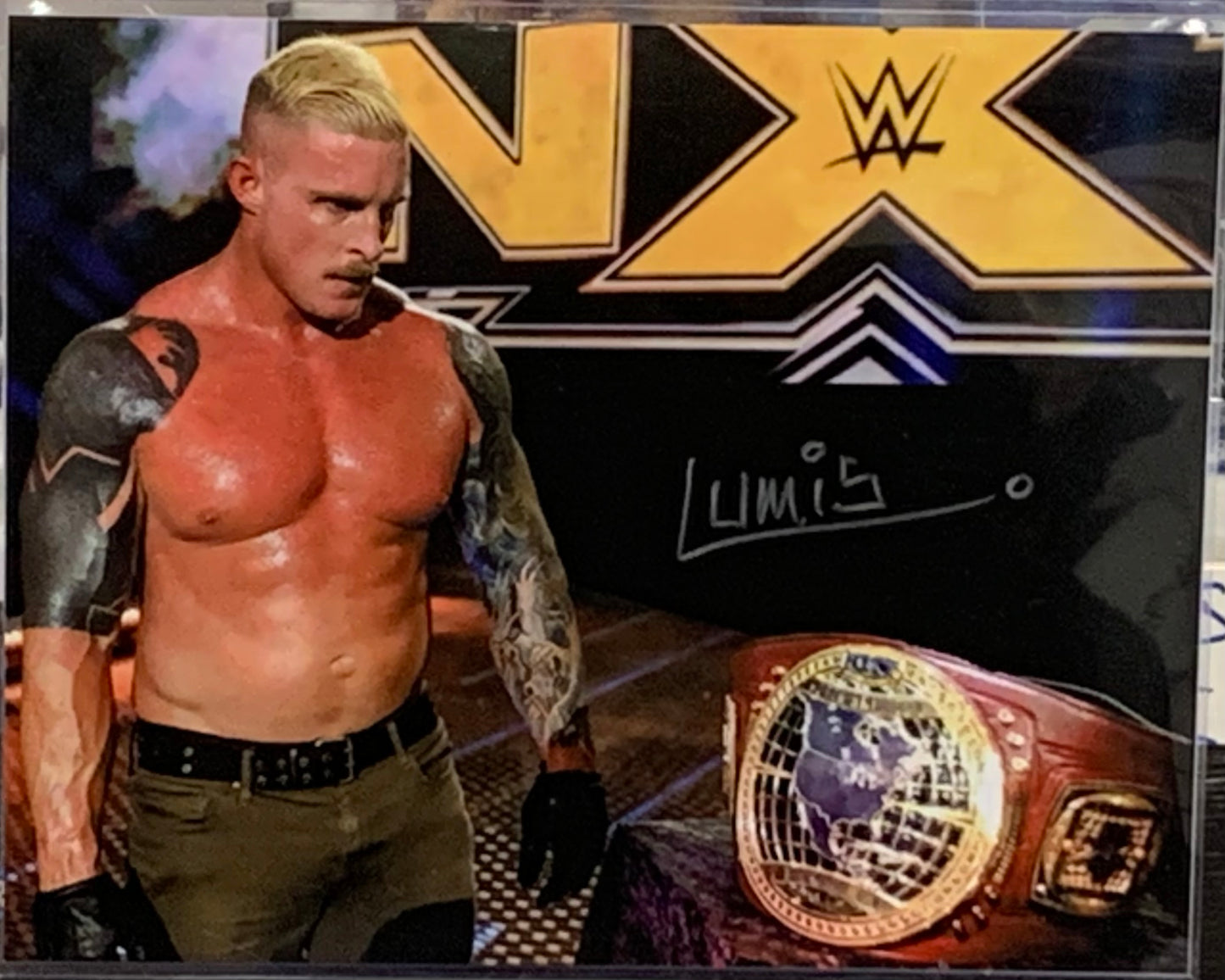 Dexter Lumis Signed WWE NXT Photo COA