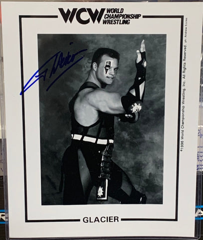 Glacier Signed WCW 8x10 Classic Photo (Comes w/COA)