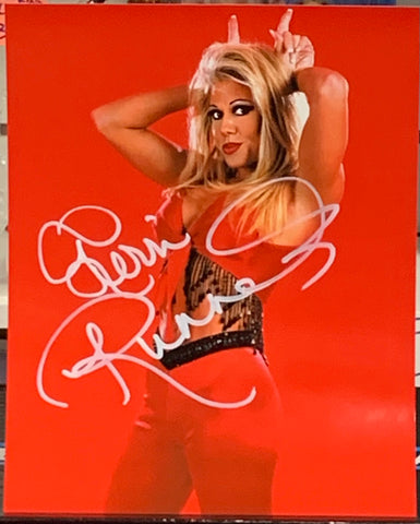 Terri Runnels WWE Signed 8x10 Color Photo (Comes w/COA)