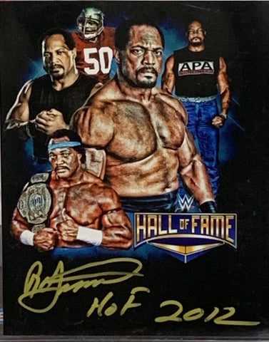 Ron Simmons Signed & Inscribed 8x10 Color Photo (Comes w/COA)