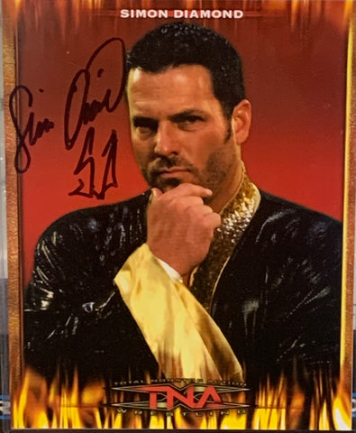 Simon Diamond ECW Signed 8x10 Color Photo (Comes w/COA)