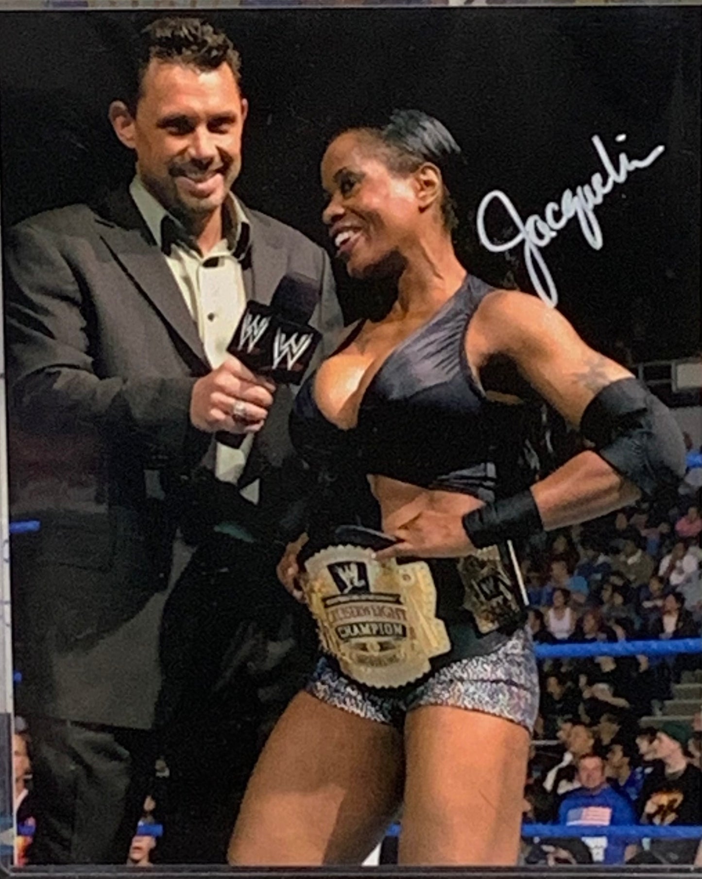 Jaqueline Signed 8x10 Color Photo (Comes w/COA)
