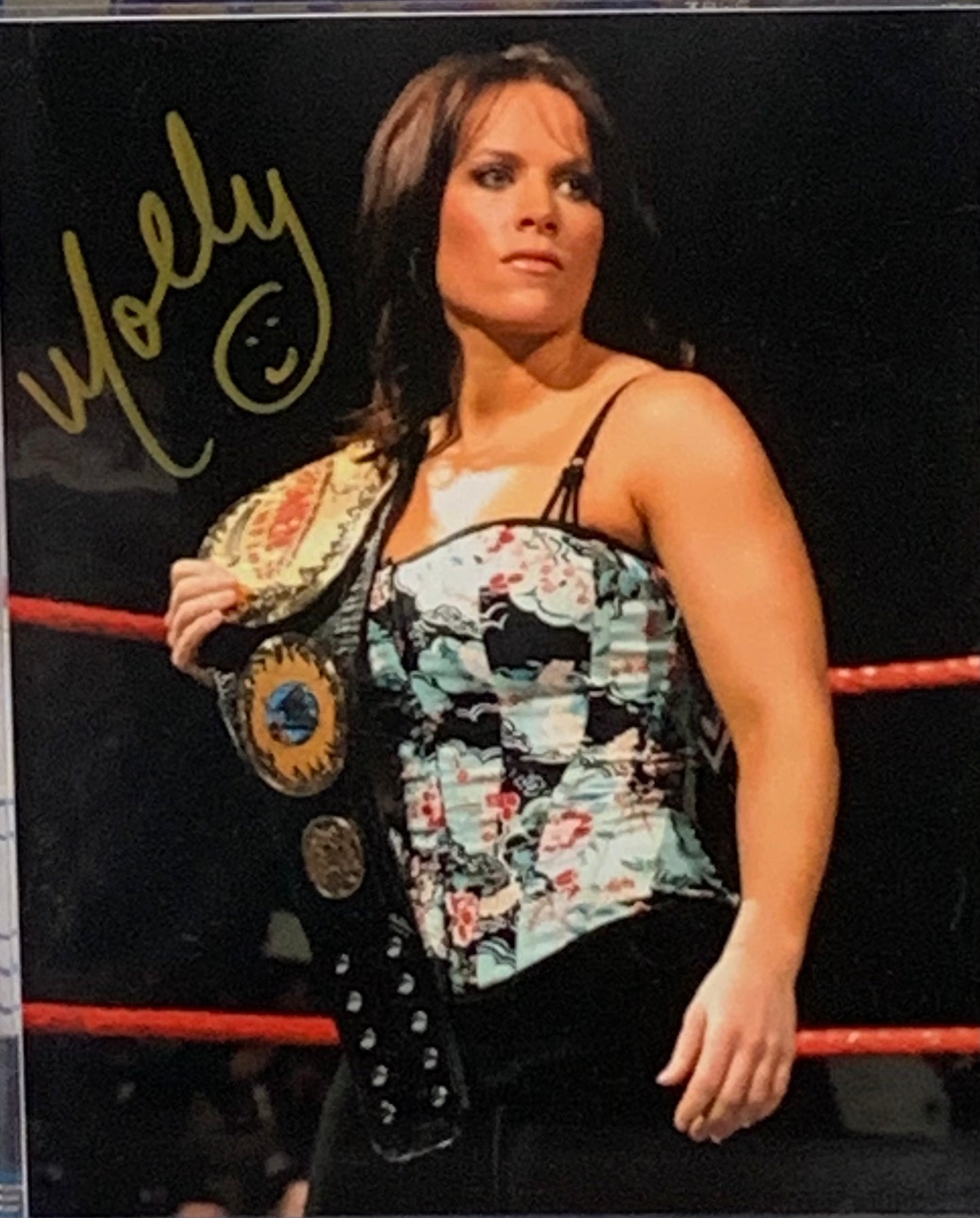 Molly Holly Signed 8x10 Color Photo (Comes w/COA)