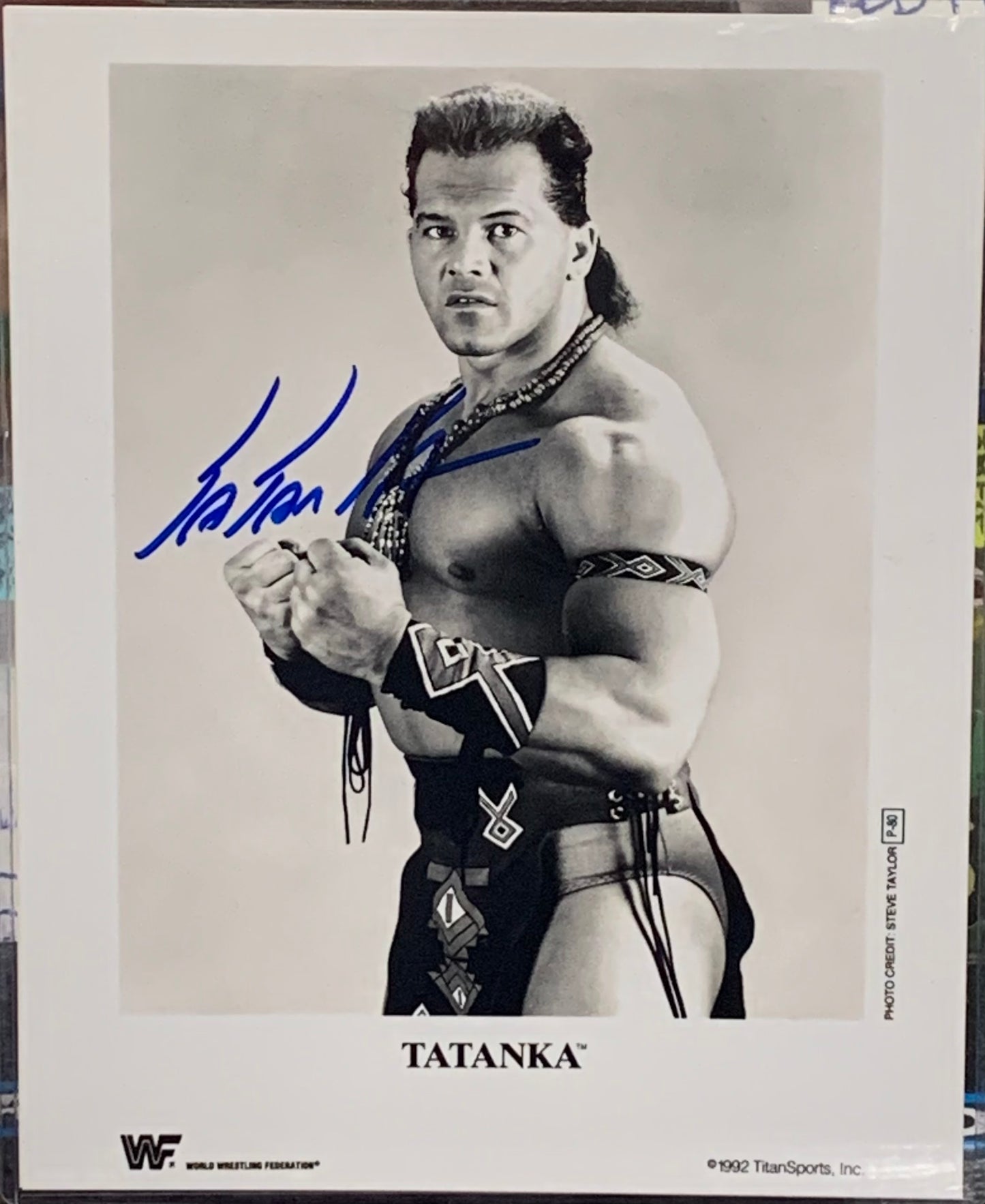 Tatanka Signed 8x10 Color Photo (Comes w/COA)