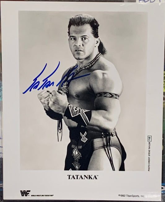 Tatanka Signed 8x10 Color Photo (Comes w/COA)