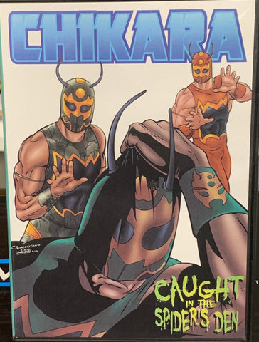 Chikara DVD (2-Disc Set) “Caught In The Spider’s Den” (Eddie Kingston, Ant Colony, Chuck Taylor & so much more)