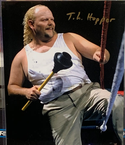 TL Hopper WWE Signed 8x10 Color Photo (Comes w/COA)