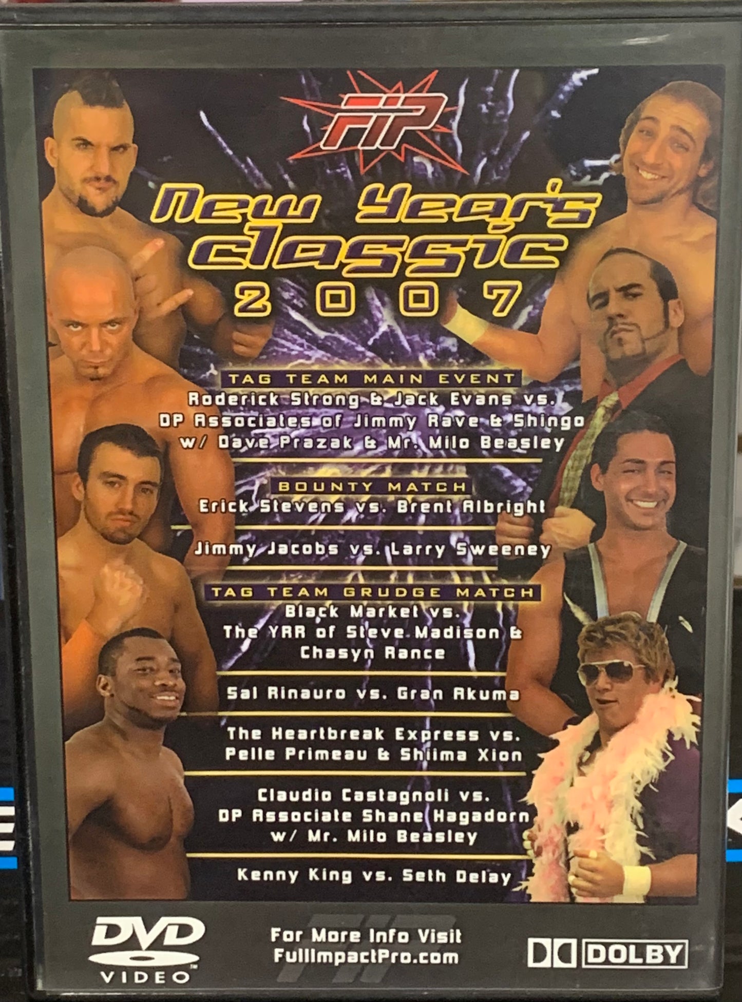 FIP Full Impact Pro DVD “New Years Classic 2007” 1/12/07 (Roderick Strong, Jack Evans, Jimmy Jacobs)