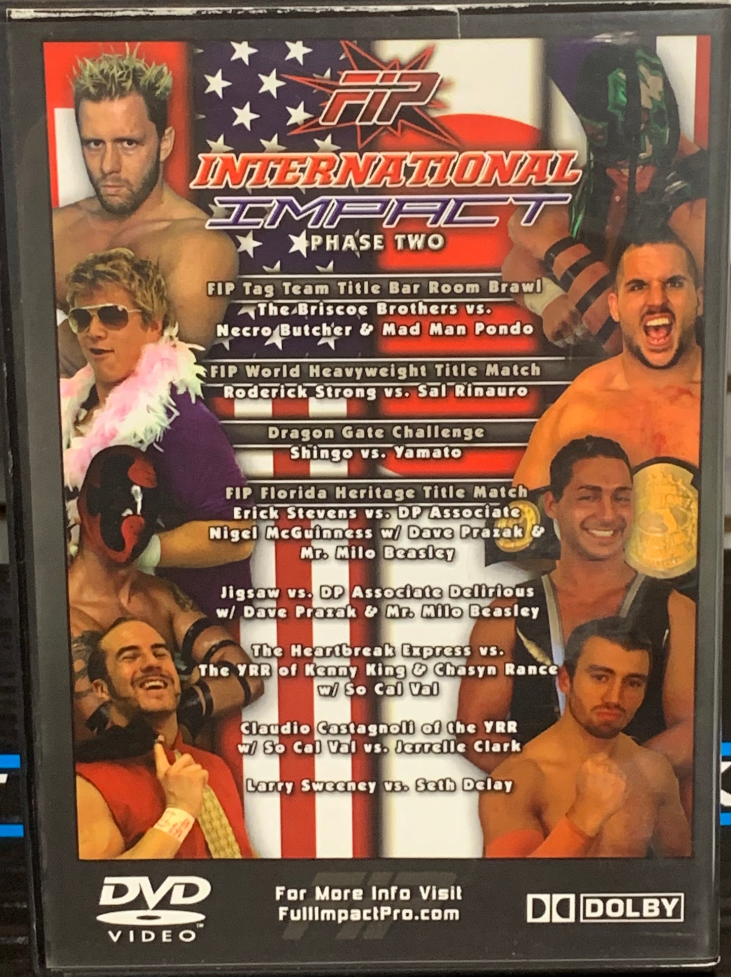 FIP Full Impact Pro DVD “International Impact, Phase Two” 4/21/07 (Briscoes, Necro Butcher, Strong)