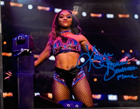 Kiera Hogan AEW Signed 8x10 Color Photo (Comes w/COA)