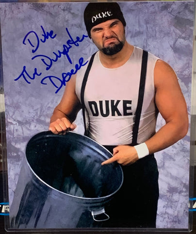 Duke “The Dumpster” Dorse WWE Signed 8x10 Color Photo (Comes w/COA)