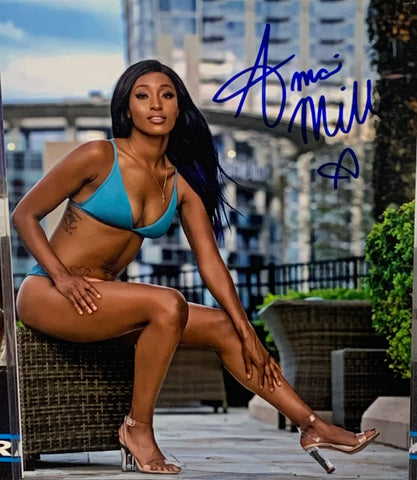 Amari Miller NXT Signed 8x10 Color Photo (Comes w/COA)