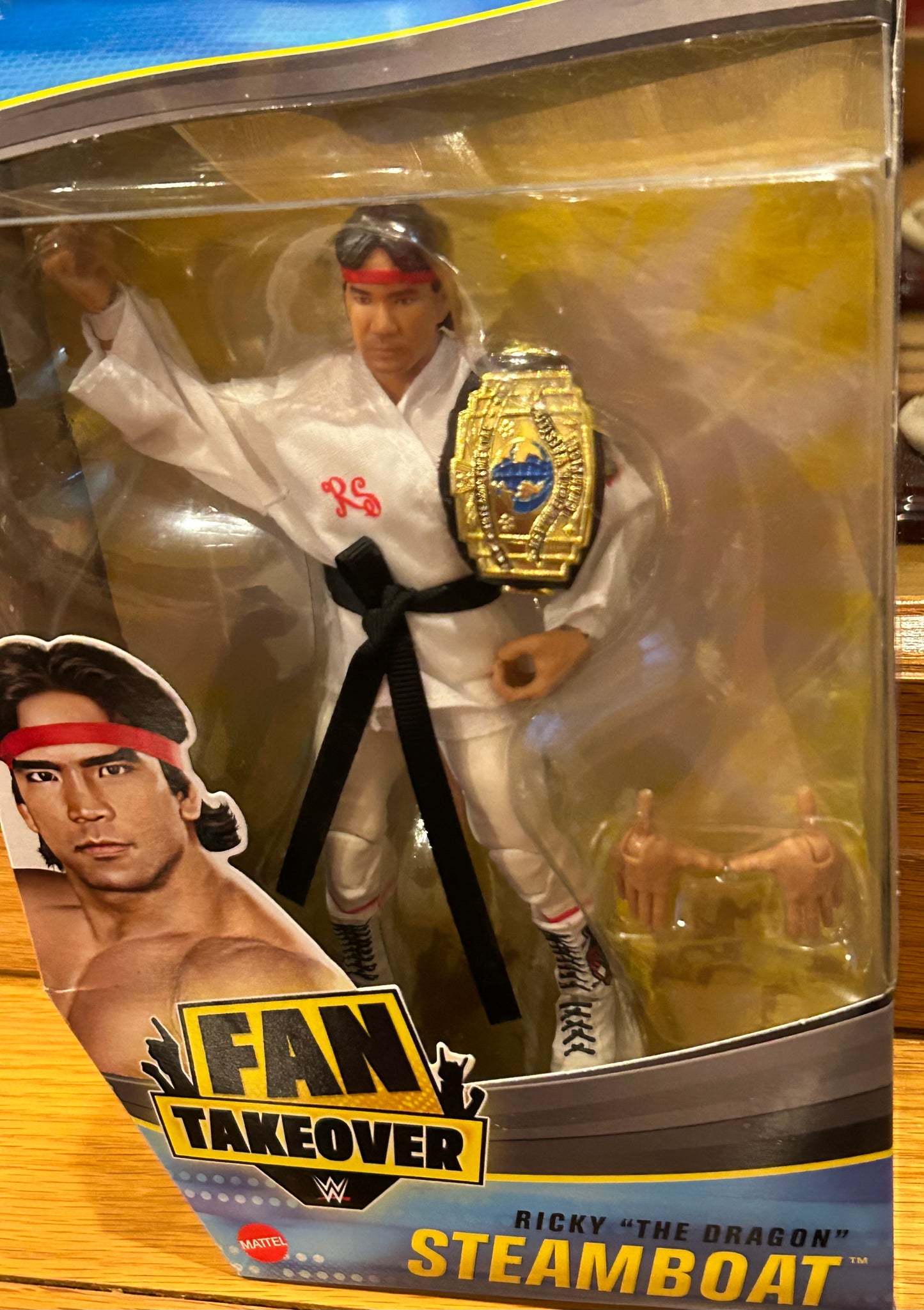 Ricky “The Dragon” Steamboat WWE Mattel Elite Fan Takeover Action Figure (Sealed, Never Opened)