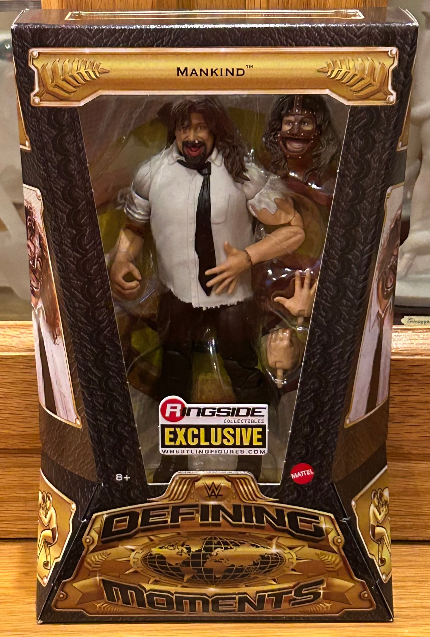 Mankind WWE Mattel Exclusive Defining Moments Elite Action Figure (Sealed, Never Opened)