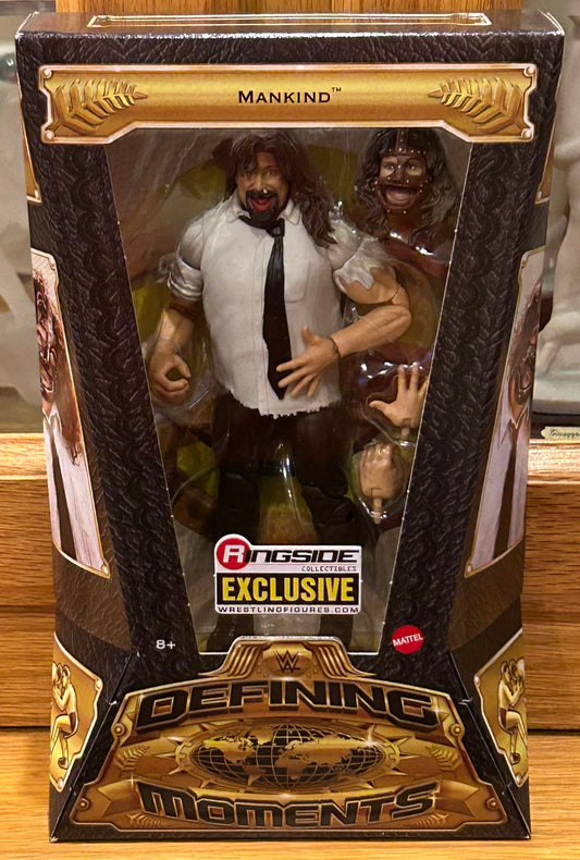 Mankind WWE Mattel Exclusive Defining Moments Elite Action Figure (Sealed, Never Opened)