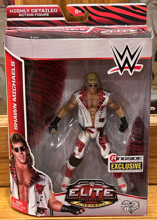 Shawn Michaels HBK WWE Mattel Exclusive Elite Action Figure (Box was Opened, Figure in Mint Condition)