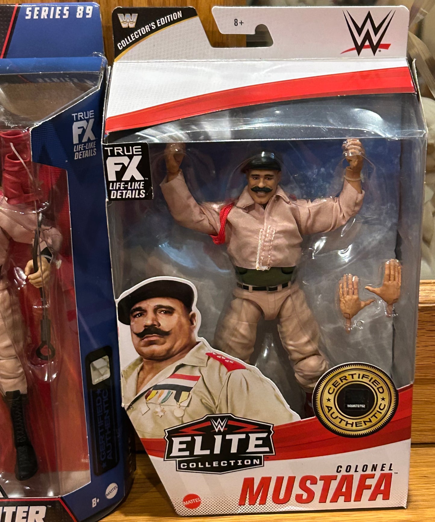 Sgt Slaughter & Colonel Mustafa WWE Mattel Elite Action Figures (Sealed, Never Opened)