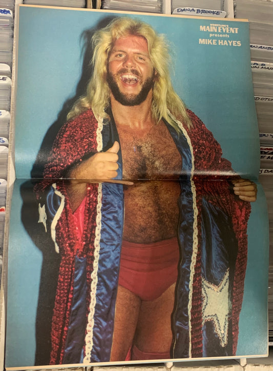 Wrestling’s Main Event Magazine Jan. 1985 (Michael PS Hayes Poster)