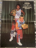 Wrestling’s Main Event Magazine Oct. 1987 (Full Color Poster of The Rock n’ Roll Express Inside)