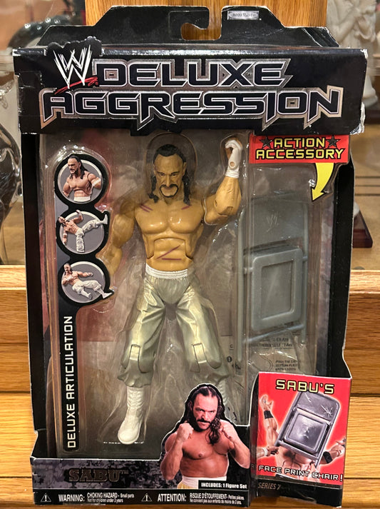 SABU WWE Jakks Deluxe Aggression Action Figure (Hard To Find)