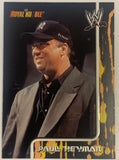 Paul Heyman 2002 WWE Fleer Card (1st WWE Card)