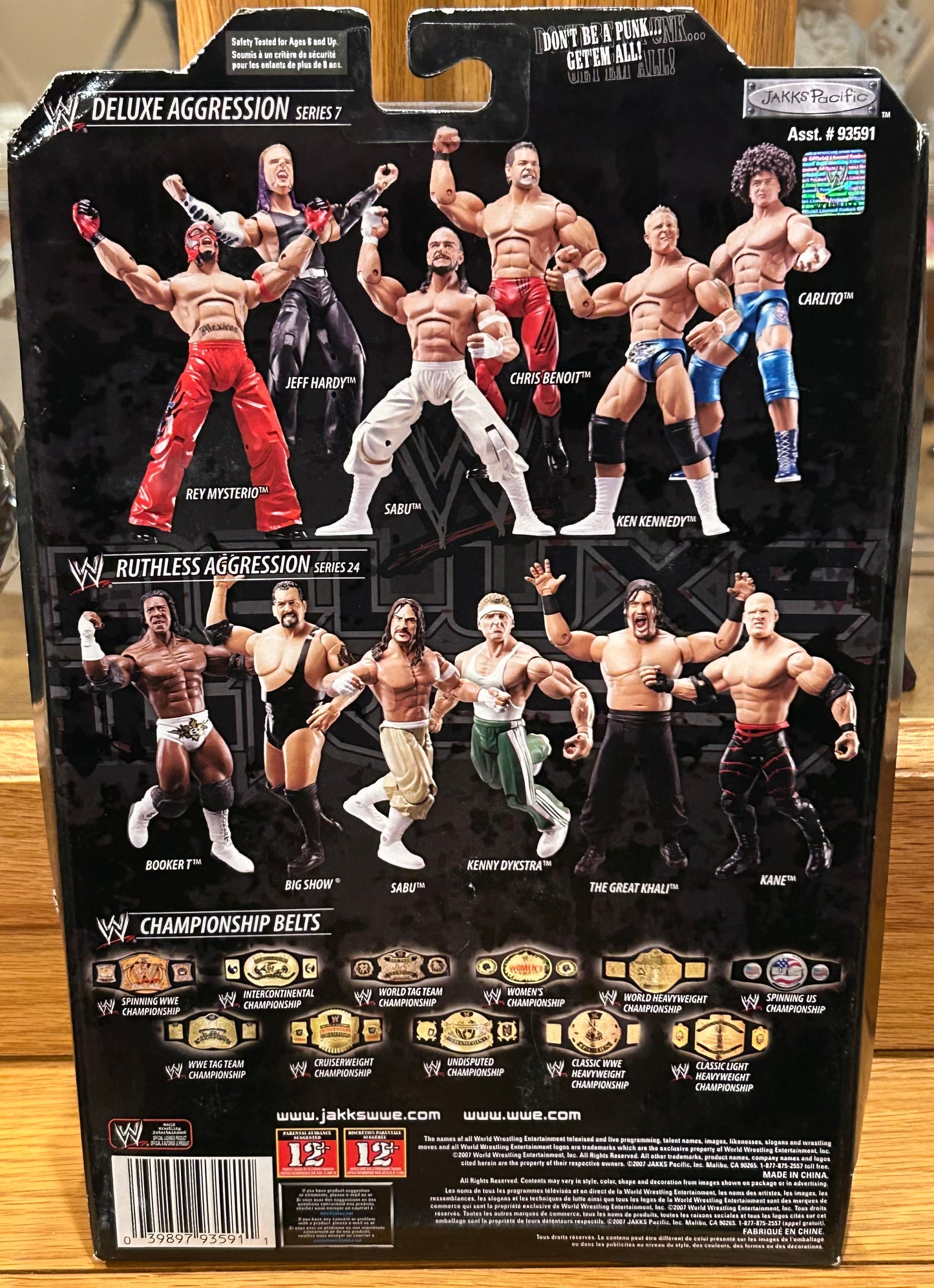 SABU WWE Jakks Deluxe Aggression Action Figure (Hard To Find)