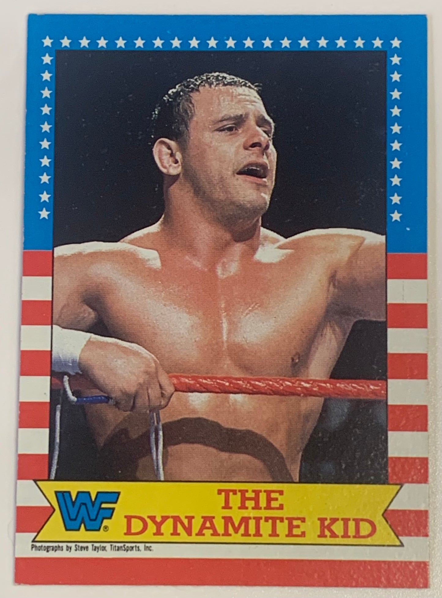 The Dynamite Kid 1987 WWE Topps ROOKIE Card