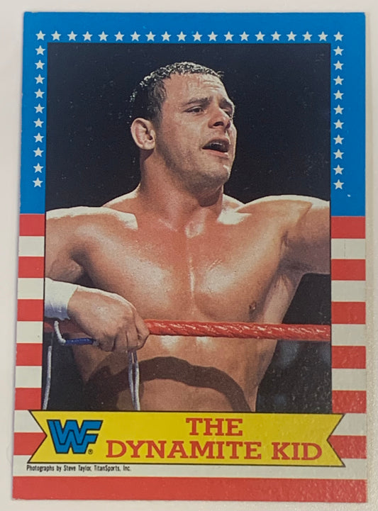 The Dynamite Kid 1987 WWE Topps ROOKIE Card