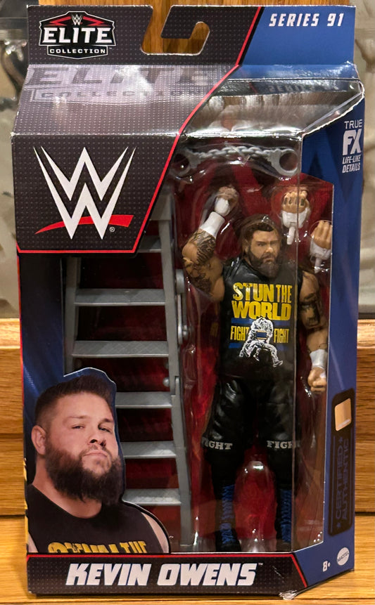 Kevin Owens WWE Mattel Elite Series 91 Action Figure (Brand New, Sealed)