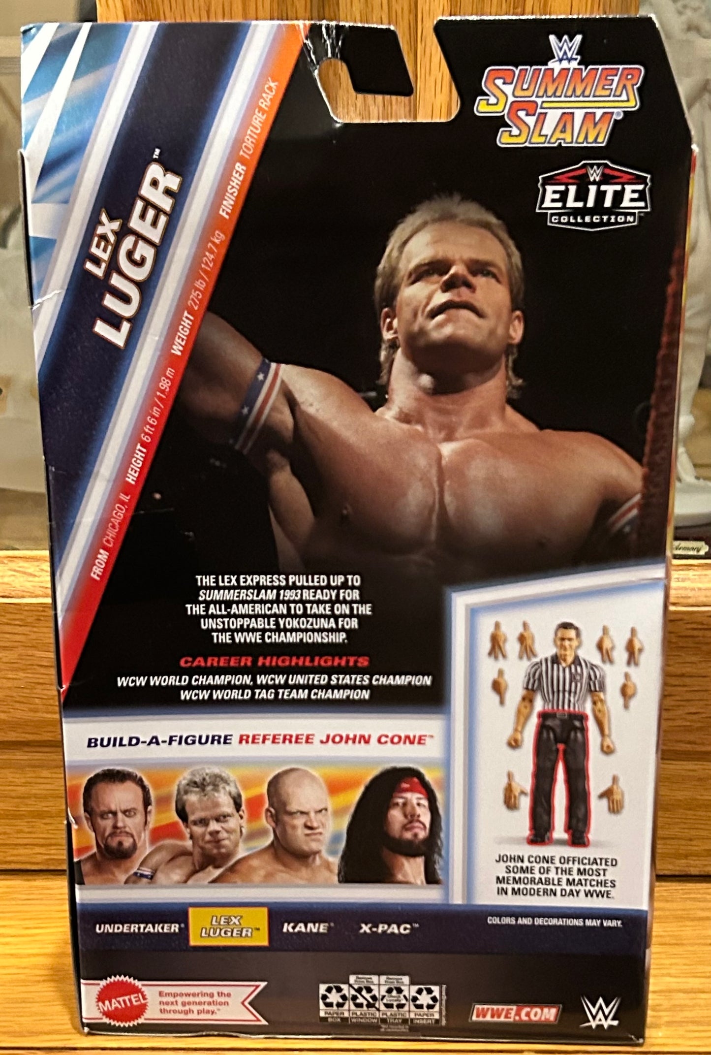 Lex Luger WWE Mattel Summerslam Elite Action Figure (BAF John Cone)