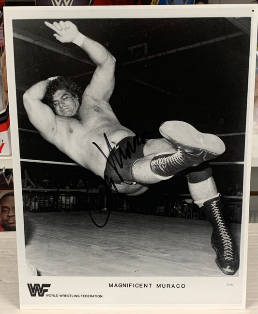 Magnificent Don Muraco Signed 8 1/2x11 Classic Photo COA