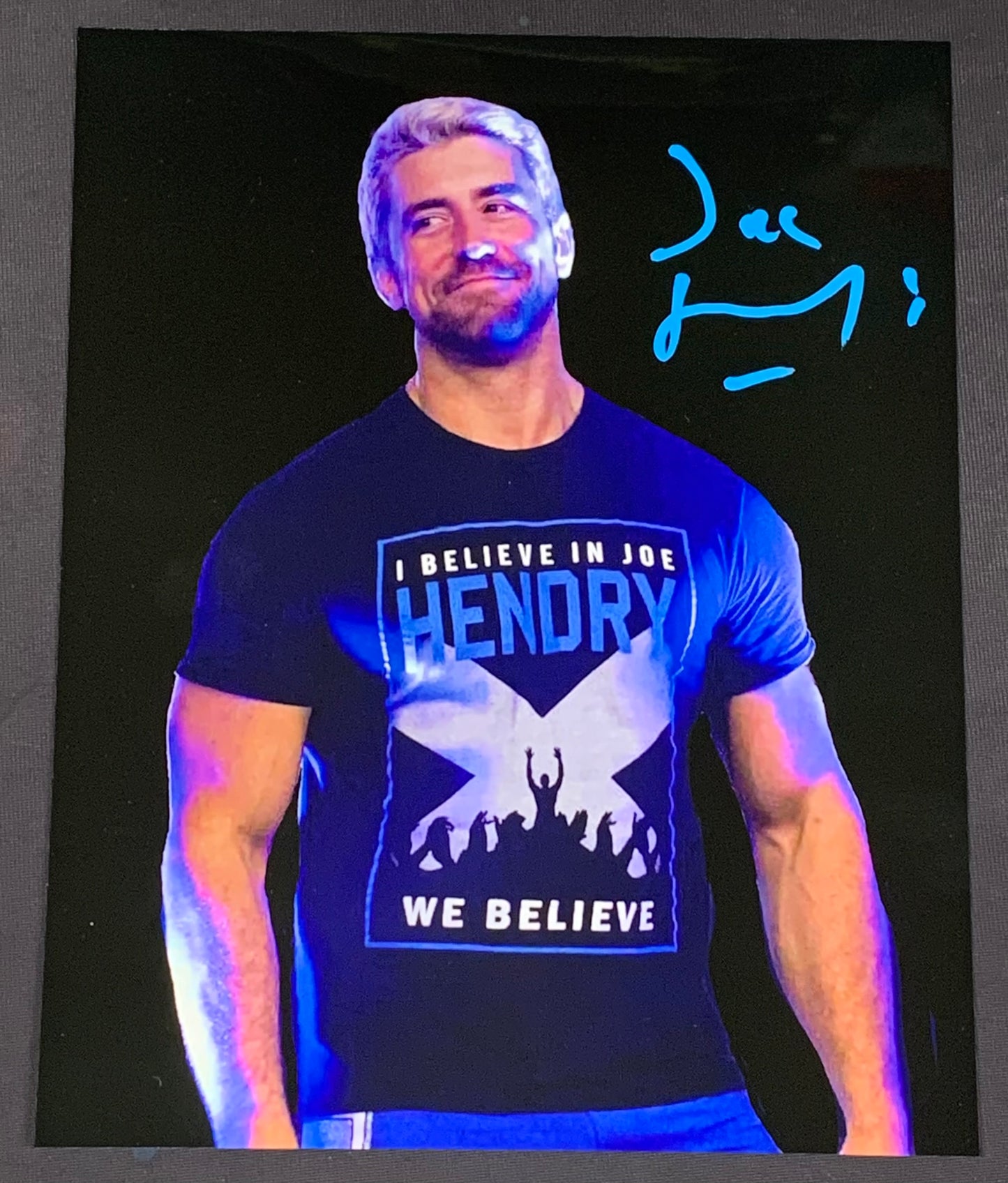 Joe Hendry Signed NXT WWE 8x10 Color Photo (Comes w/COA)!!!