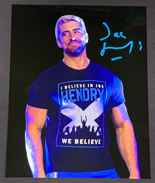 Joe Hendry Signed NXT WWE 8x10 Color Photo (Comes w/COA)!!!