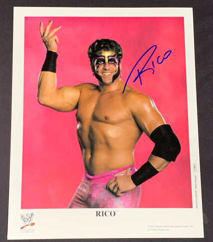 Rico Signed 8x10 Color Photos WWE (Comes w/COA)