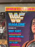 WWF WWE Magazine Nov. 1991 Bret Hart Ric Flair Bossman