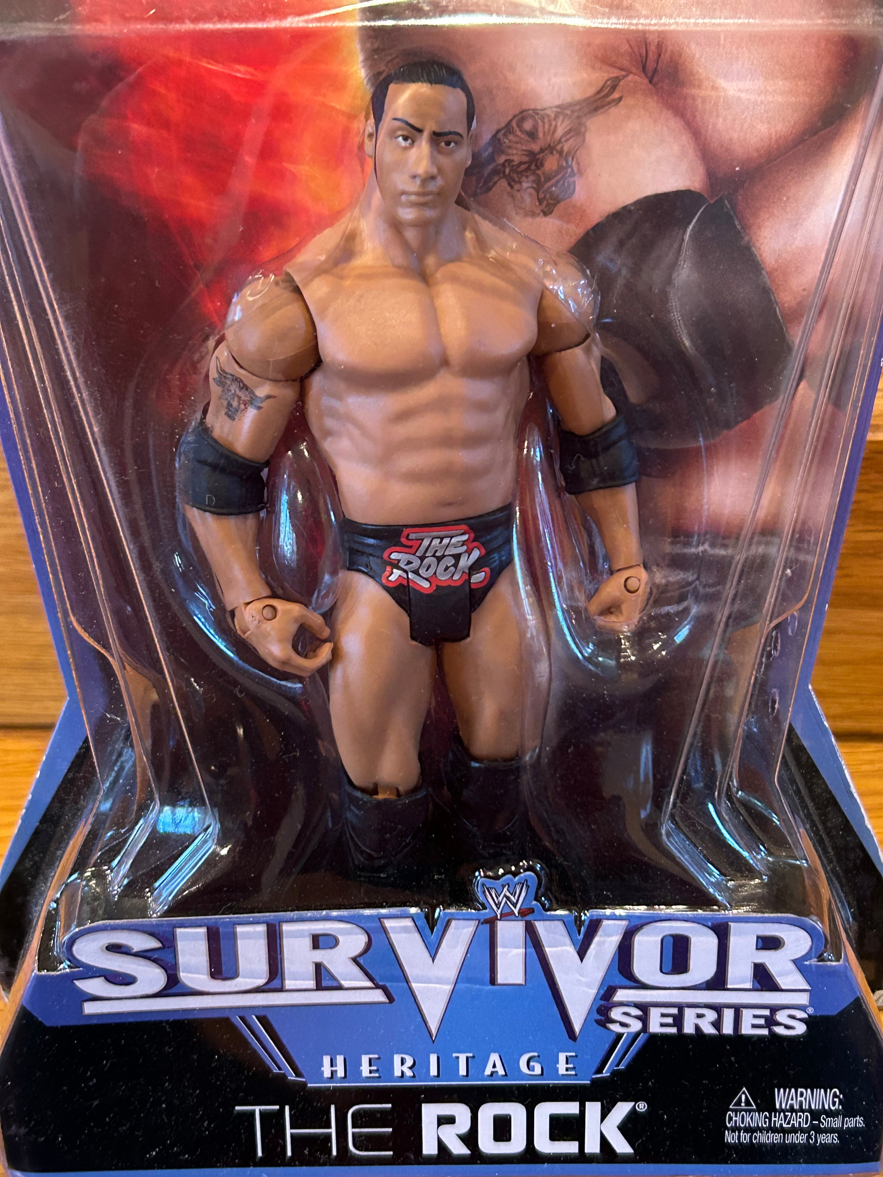The Rock WWE Mattel Survivor Series Action Figure – The Wrestling