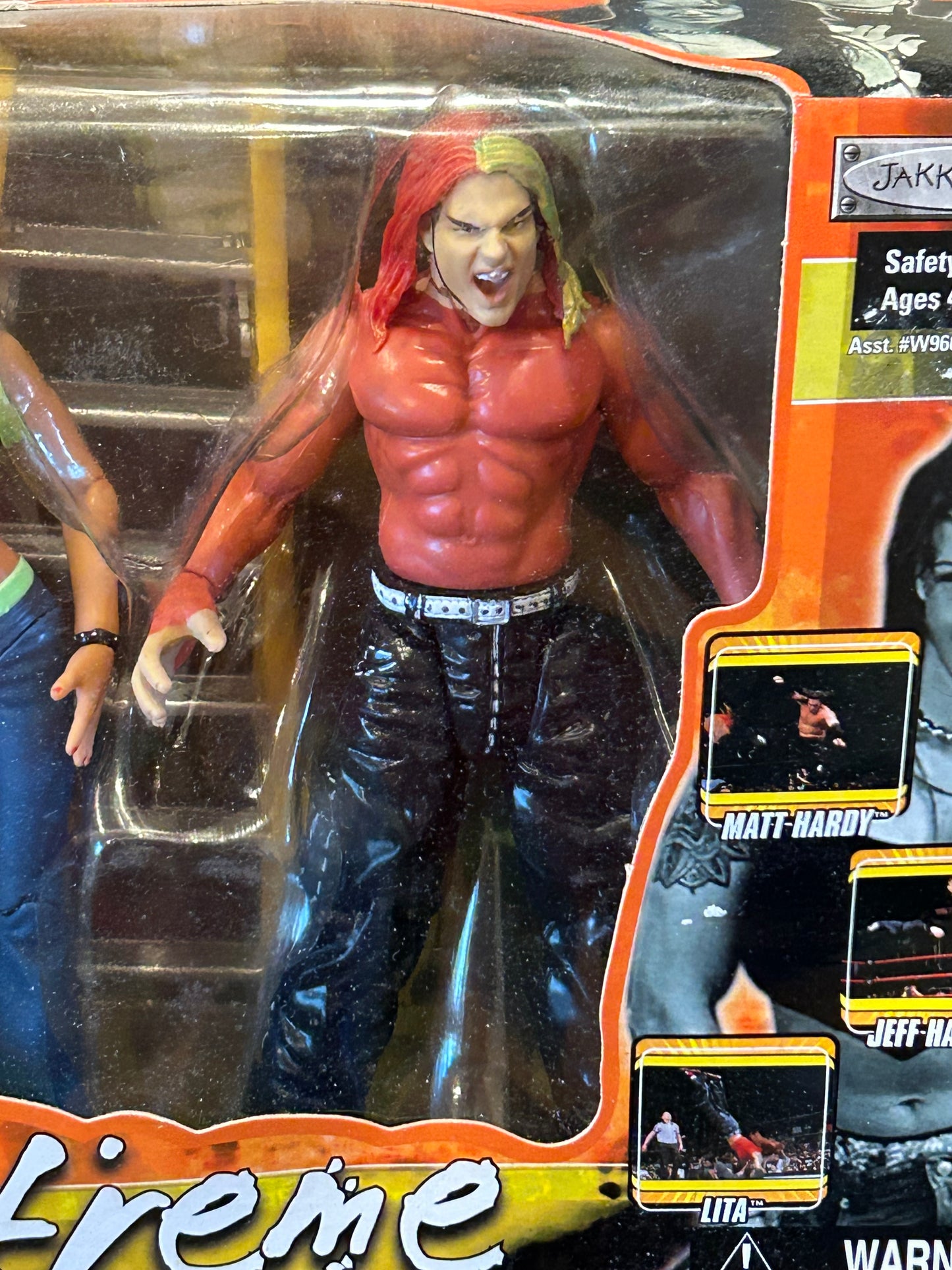 Hardy Boyz & Lita WWE Jakks “2 Xtreme” 3-pack (Hard To Find)