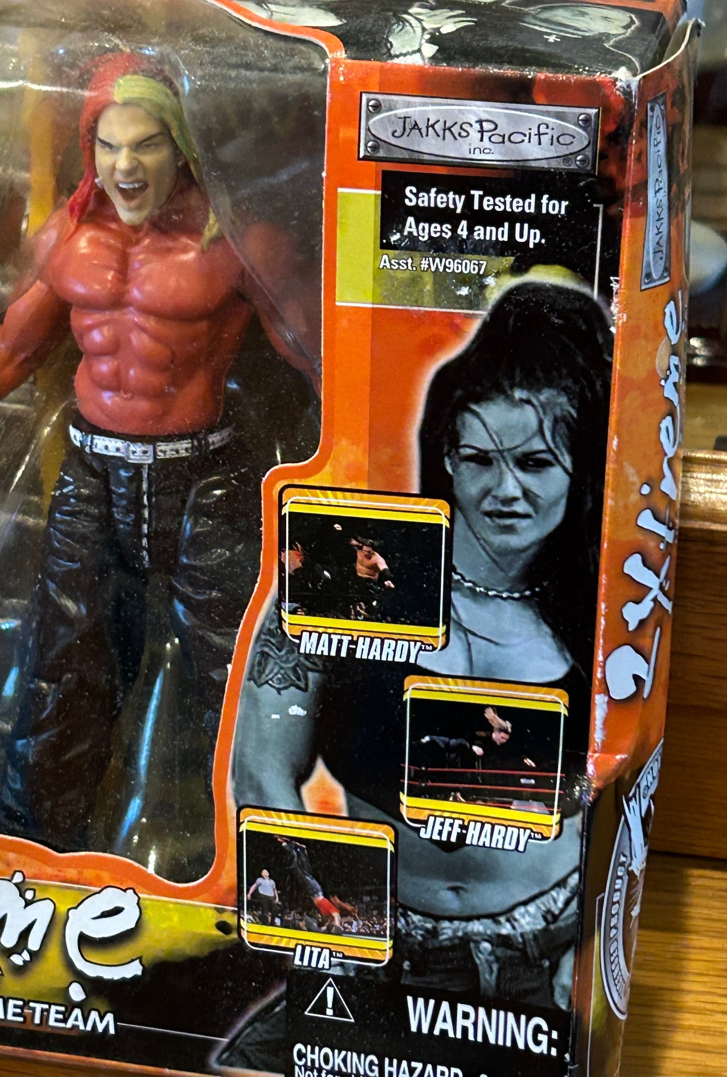 Hardy Boyz & Lita WWE Jakks “2 Xtreme” 3-pack (Hard To Find)