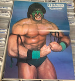 PWI Pro Wrestling Illustrated Magazine Oct. 1988 STING (Full Color Poster of The Ultimate Warrior Inside)