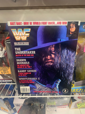 WWF WWE Magazine March 1994 The Undertaker Shawn Michaels Savage