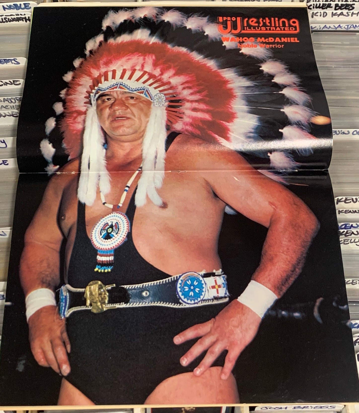 PWI Pro Wrestling Illustrated Magazine Dec. 1983 DUSTY RHODES (Full Color Poster Wahoo McDaniel)